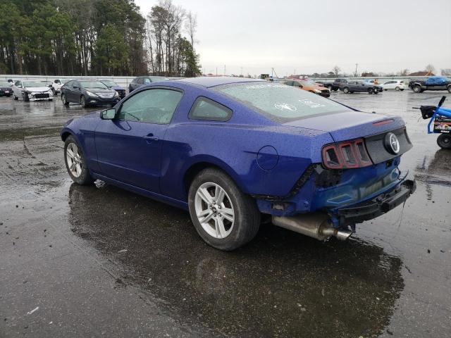 1ZVBP8AM6E5251598 - 2014 FORD MUSTANG BLUE photo 2