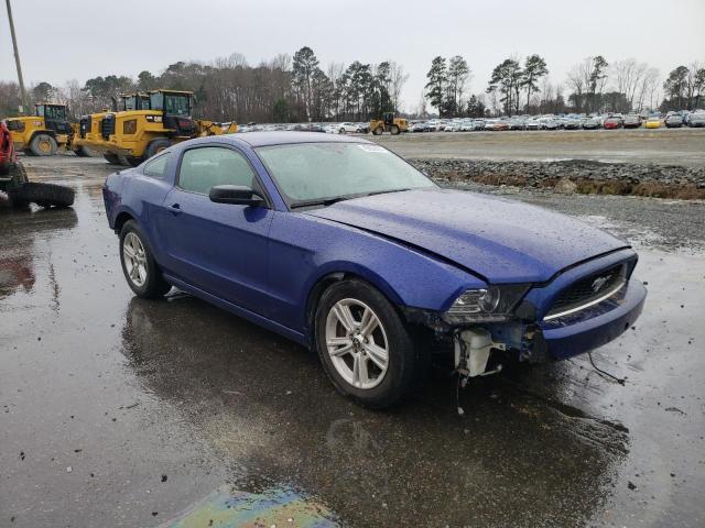 1ZVBP8AM6E5251598 - 2014 FORD MUSTANG BLUE photo 4