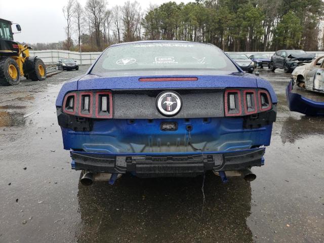 1ZVBP8AM6E5251598 - 2014 FORD MUSTANG BLUE photo 6