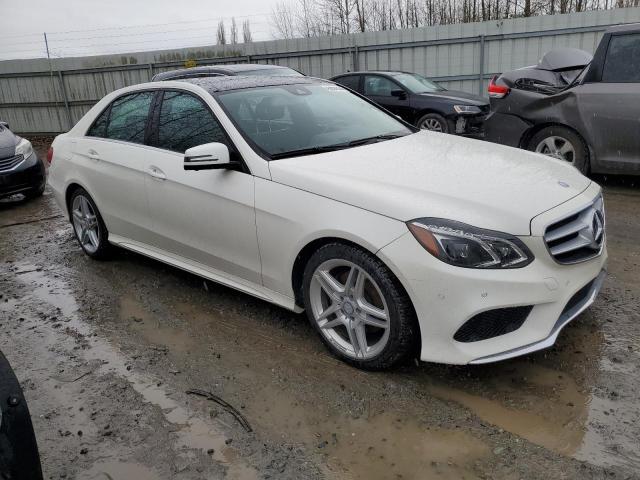 WDDHF8JB3EA917618 - 2014 MERCEDES-BENZ E 350 4MATIC WHITE photo 4