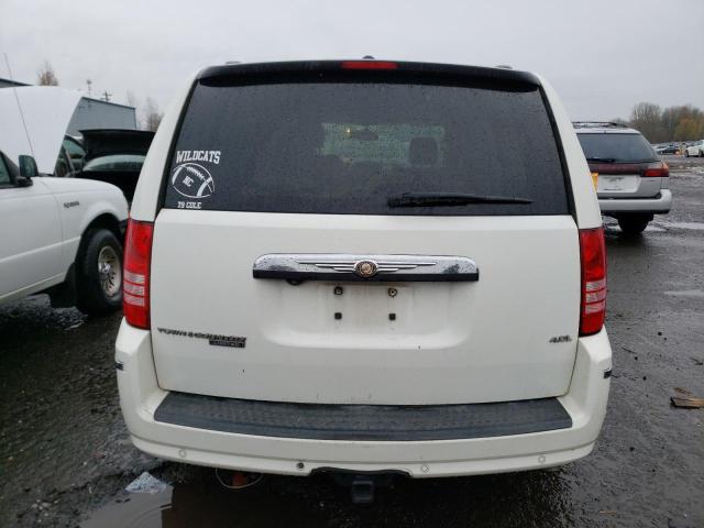 2A8HR64X48R132403 - 2008 CHRYSLER TOWN & COU LIMITED WHITE photo 6