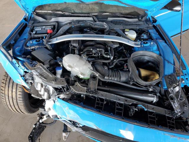 1FA6P8R06P5501372 - 2023 FORD MUSTANG MACH I BLUE photo 11