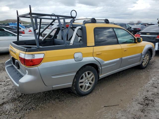 4S4BT61C337102928 - 2003 SUBARU BAJA YELLOW photo 3