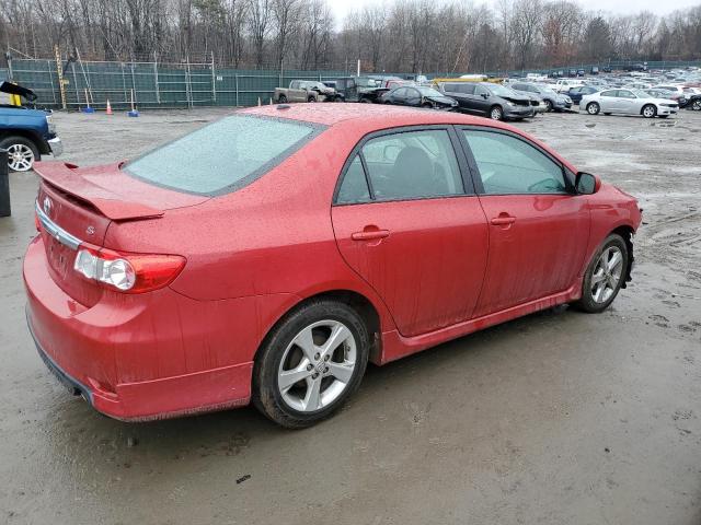 2T1BU4EE4BC668336 - 2011 TOYOTA COROLLA BASE RED photo 3