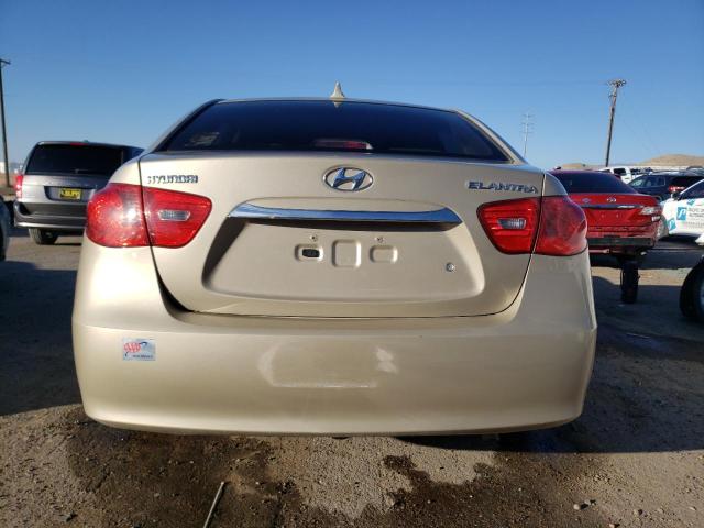 KMHDU4AD5AU944431 - 2010 HYUNDAI ELANTRA BLUE GOLD photo 6