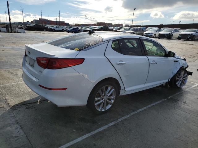 5XXGR4A61FG449225 - 2015 KIA OPTIMA SX WHITE photo 3