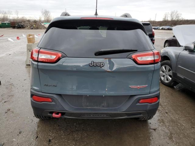 1C4PJMBB2EW258378 - 2014 JEEP CHEROKEE TRAILHAWK GRAY photo 6