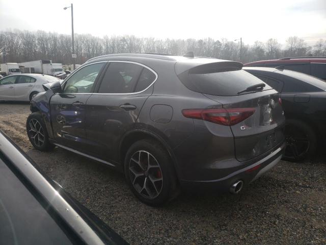 ZASPAKBN6M7D12487 - 2021 ALFA ROMEO STELVIO TI GRAY photo 2