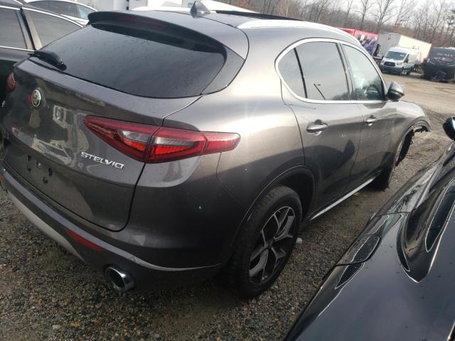 ZASPAKBN6M7D12487 - 2021 ALFA ROMEO STELVIO TI GRAY photo 3