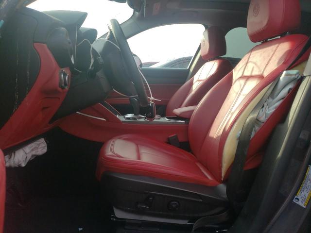ZASPAKBN6M7D12487 - 2021 ALFA ROMEO STELVIO TI GRAY photo 7