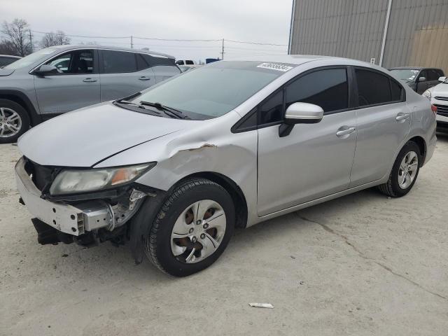 19XFB2F50FE041926 - 2015 HONDA CIVIC LX SILVER photo 1