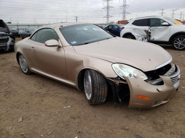 JTHFN48Y830042786 - 2003 LEXUS SC 430 BEIGE photo 4