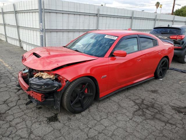 2C3CDXGJ4KH562205 - 2019 DODGE CHARGER SCAT PACK RED photo 1