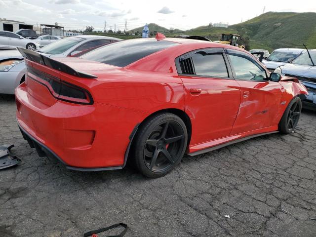 2C3CDXGJ4KH562205 - 2019 DODGE CHARGER SCAT PACK RED photo 3