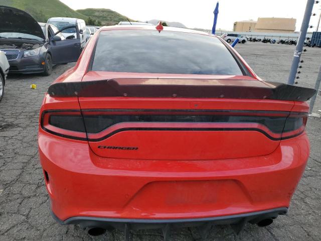 2C3CDXGJ4KH562205 - 2019 DODGE CHARGER SCAT PACK RED photo 6