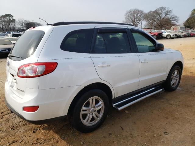 5XYZG3AB6BG007097 - 2011 HYUNDAI SANTA FE GLS WHITE photo 3