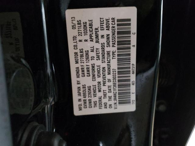 JH4KC1F36EC003237 - 2014 ACURA RLX BLACK photo 12