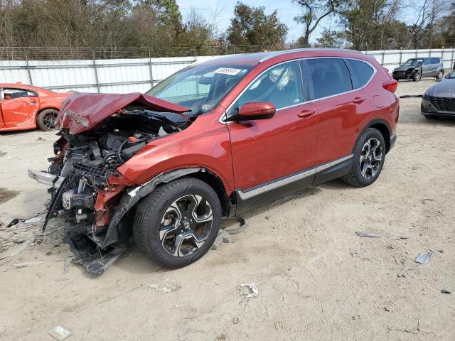 2HKRW1H96JH519993 - 2018 HONDA CR-V TOURING RED photo 1