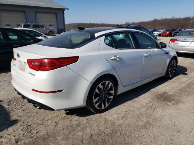 5XXGR4A66EG265803 - 2014 KIA OPTIMA SX WHITE photo 3