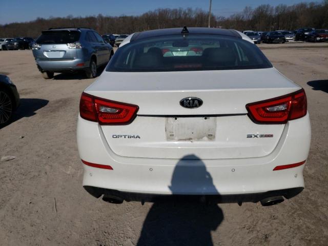 5XXGR4A66EG265803 - 2014 KIA OPTIMA SX WHITE photo 6