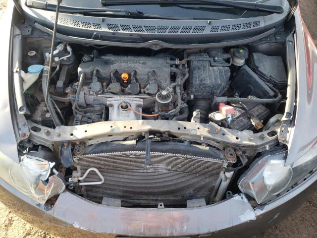 19XFA166X9E039966 - 2009 HONDA CIVIC LX-S رمادي صورة 11