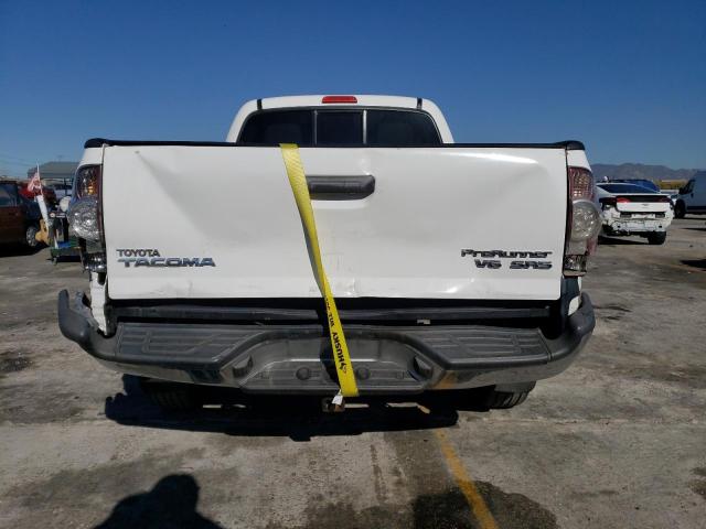 3TMKU4HNXDM037287 - 2013 TOYOTA TACOMA DOUBLE CAB PRERUNNER LONG BED WHITE photo 6