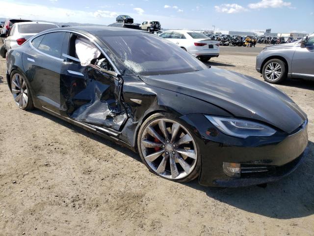 5YJSA1E41GF142909 - 2016 TESLA MODEL S Սև լուսանկար 4
