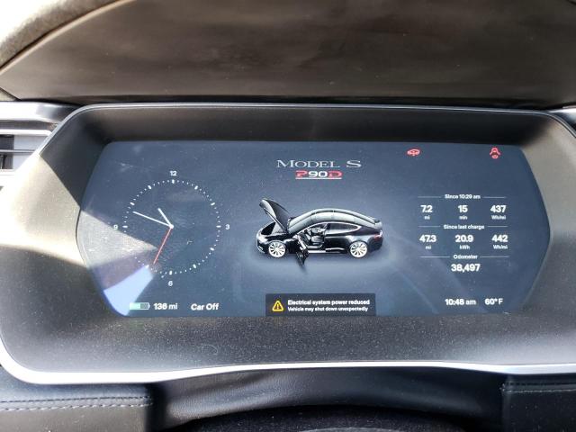 5YJSA1E41GF142909 - 2016 TESLA MODEL S Սև լուսանկար 9