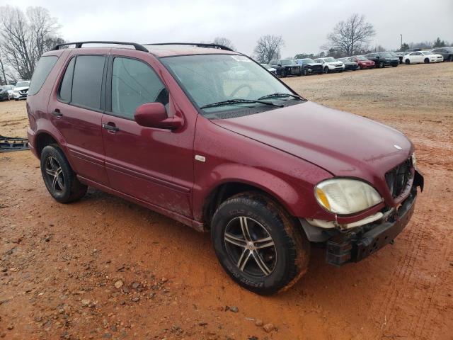 4JGAB54E9XA116900 - 1999 MERCEDES-BENZ ML 320 RED photo 4