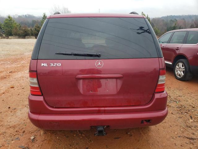 4JGAB54E9XA116900 - 1999 MERCEDES-BENZ ML 320 RED photo 6