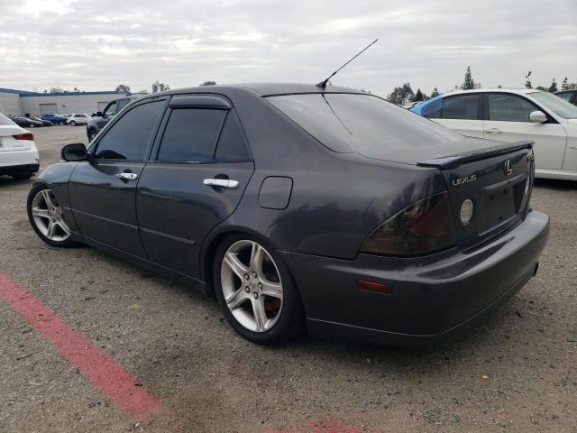 JTHBD192030068177 - 2003 LEXUS IS 300 BLACK photo 2