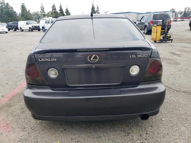 JTHBD192030068177 - 2003 LEXUS IS 300 BLACK photo 6