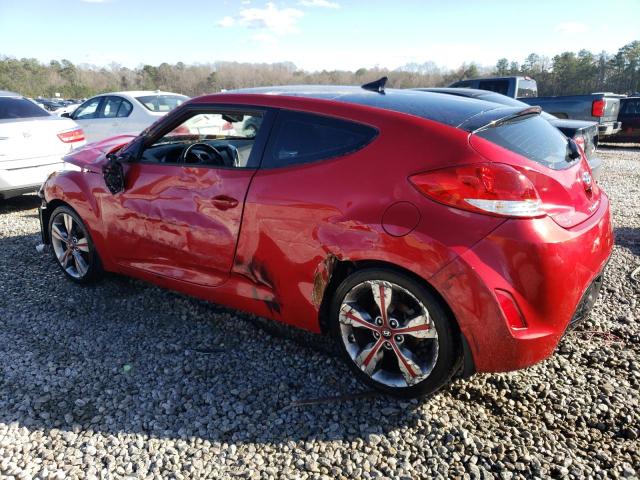 KMHTC6AD2HU318114 - 2017 HYUNDAI VELOSTER RED photo 2