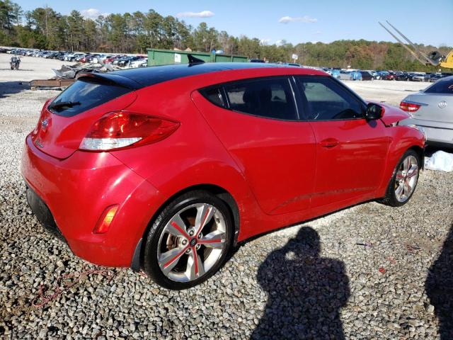 KMHTC6AD2HU318114 - 2017 HYUNDAI VELOSTER RED photo 3