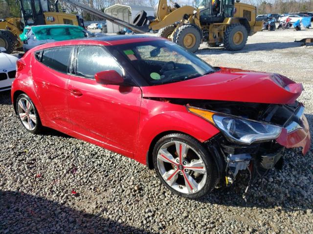 KMHTC6AD2HU318114 - 2017 HYUNDAI VELOSTER RED photo 4