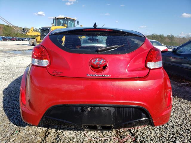 KMHTC6AD2HU318114 - 2017 HYUNDAI VELOSTER RED photo 6