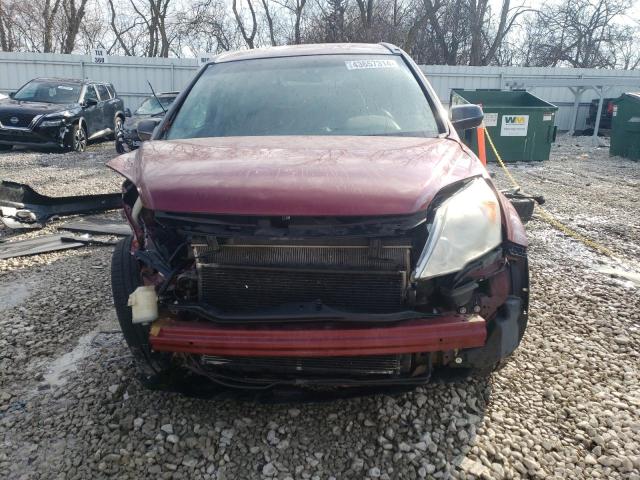 5J6RE4H46BL068001 - 2011 HONDA CR-V SE RED photo 5