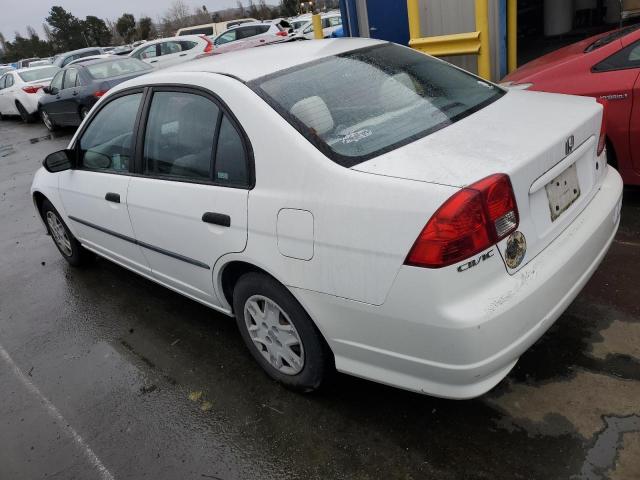 2HGES16344H542468 - 2004 HONDA CIVIC DX VP 白色 照片 2