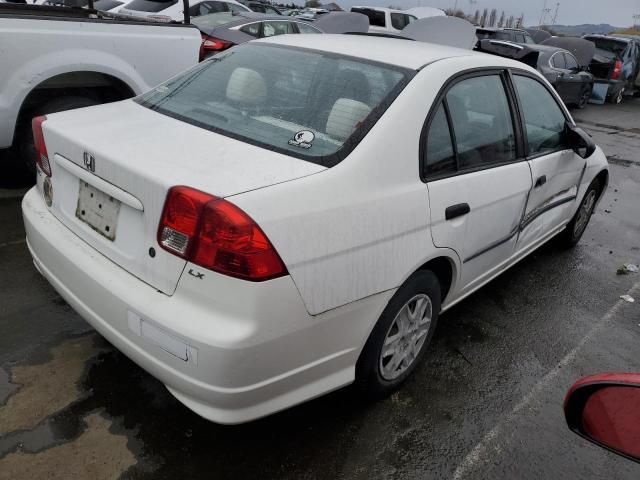 2HGES16344H542468 - 2004 HONDA CIVIC DX VP 白色 照片 3
