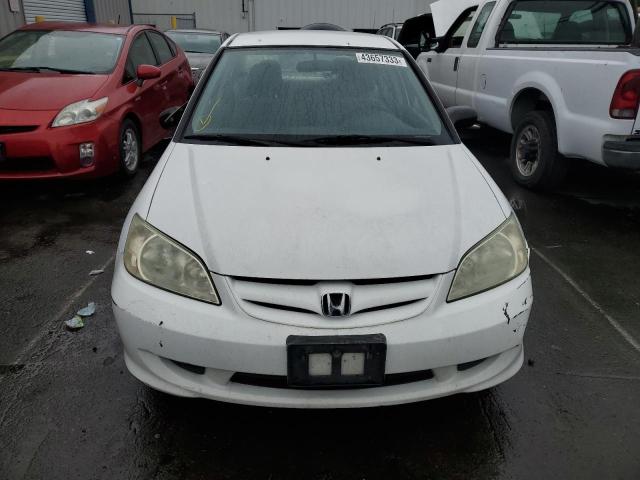 2HGES16344H542468 - 2004 HONDA CIVIC DX VP 白色 照片 5