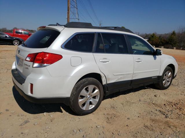 4S4BRDKC8B2425983 - 2011 SUBARU OUTBACK 3.6R LIMITED WHITE photo 3