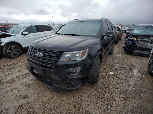 1FM5K8GTXGGB95701 - 2016 FORD EXPLORER SPORT BLACK photo 1