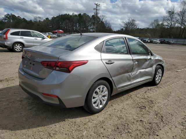 3KPC24A64NE186903 - 2022 HYUNDAI ACCENT SE GRAY photo 3