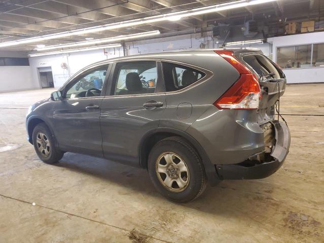 2HKRM4H33DH611179 - 2013 HONDA CR-V LX GRAY photo 2