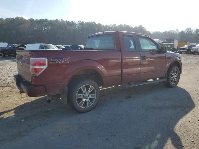 1FTFX1EF7EKF32771 - 2014 FORD F150 SUPER CAB MAROON photo 3