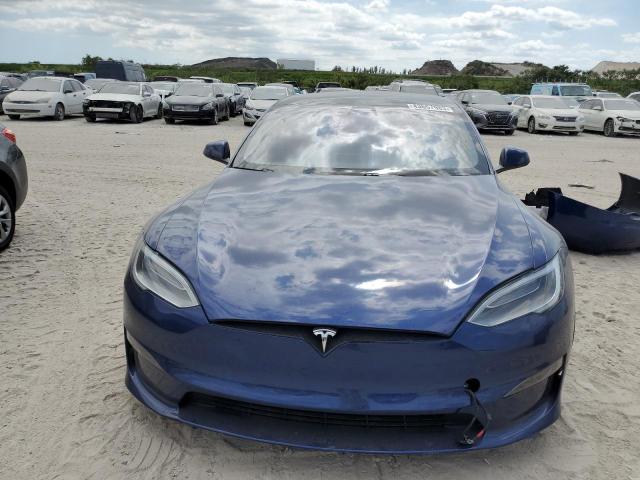 5YJSA1E68MF452830 - 2021 TESLA MODEL S Mavi foto 5