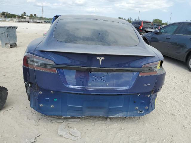 5YJSA1E68MF452830 - 2021 TESLA MODEL S Mavi foto 6