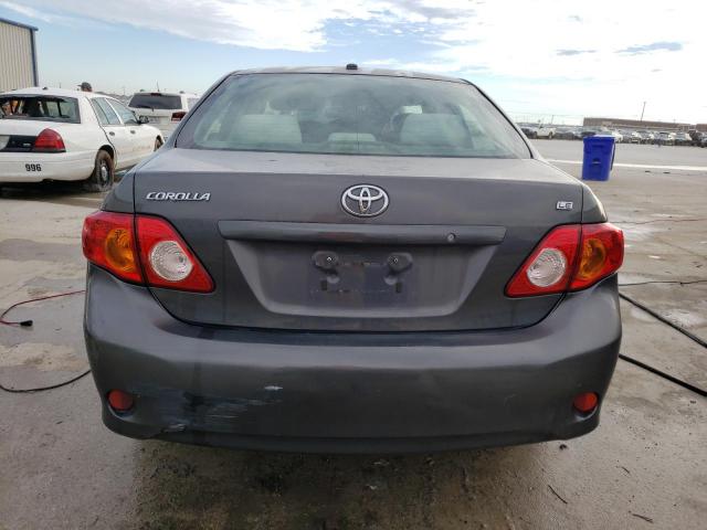 JTDBU4EE4AJ081282 - 2010 TOYOTA COROLLA BASE GRAY photo 6