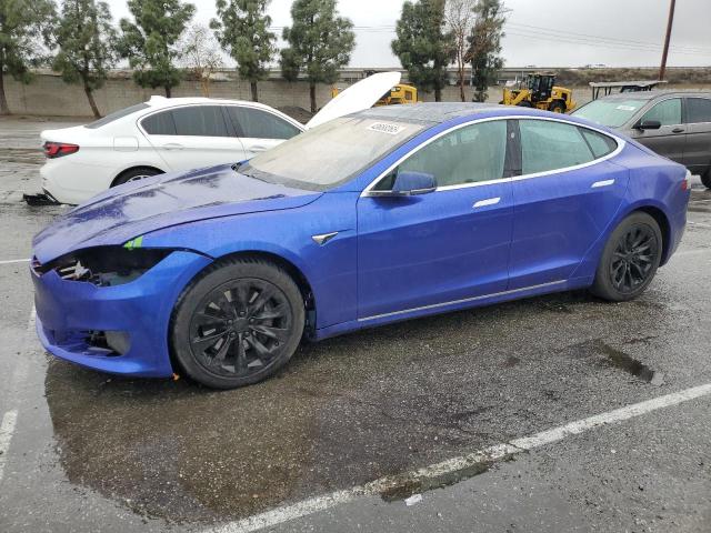 5YJSA1E23GF175893 - 2016 TESLA MODEL S BLUE photo 1