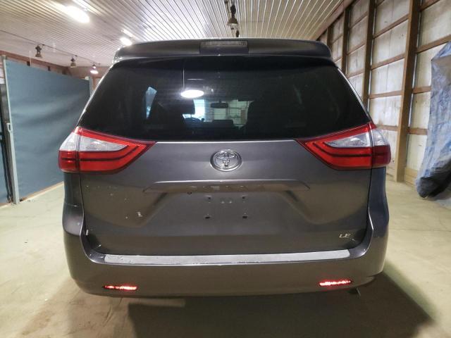 5TDKK3DC2FS617284 - 2015 TOYOTA SIENNA LE GRAY photo 6